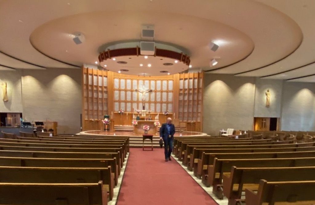Church Stage Interior 3D Visualization — Nottingham MD — project image 1