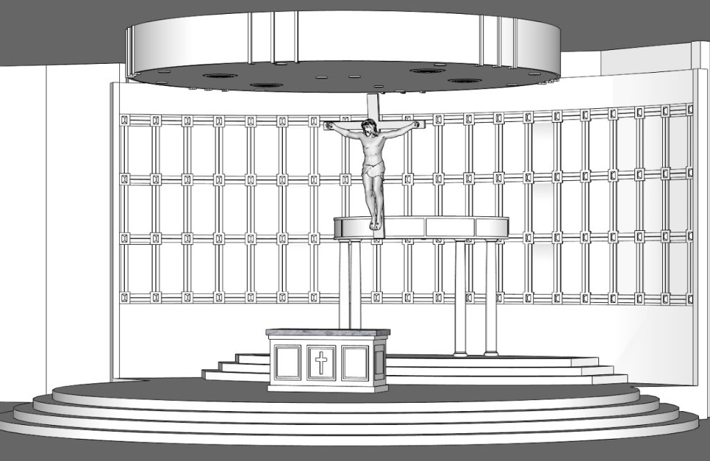 Church Stage Interior 3D Visualization — Nottingham MD — project image 3