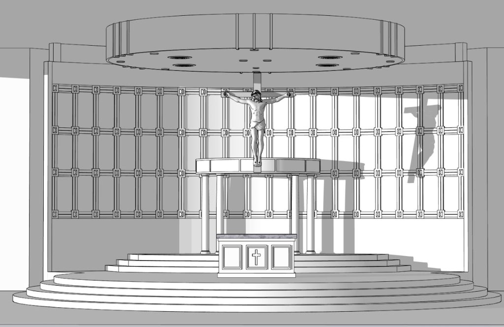 Church Stage Interior 3D Visualization — Nottingham MD — project image 5