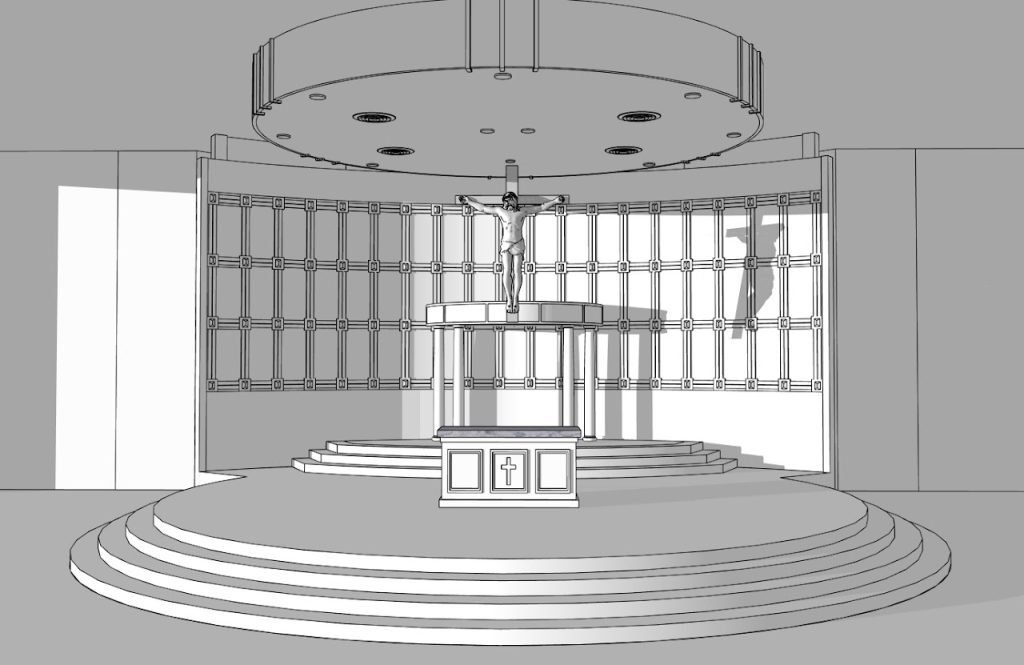 Church Stage Interior 3D Visualization — Nottingham MD — project image 6
